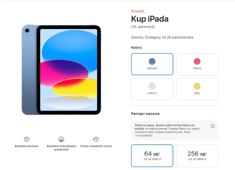 Poznaliśmy ceny Apple iPad 10. gen. w Polsce 