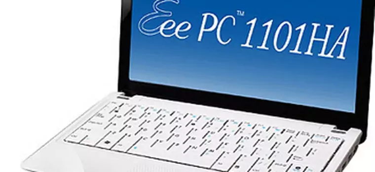 Netbook Asus Eee PC 1101HA z 11,6 - calowym ekranem