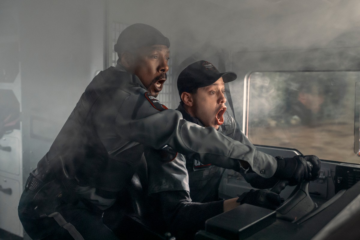 Eddie Murphy i Pete Davidson w filmie "The Pickup"