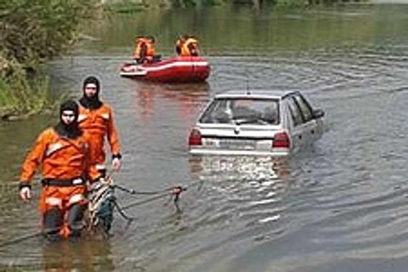 Skada utonęła w rzece