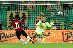 Zobacz, jak Śląsk przegrał z Hannoverem