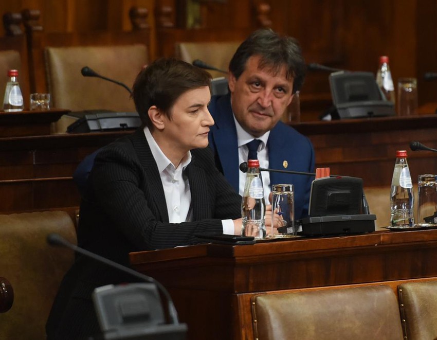 Ana Brnabić i Bratislav Gašić