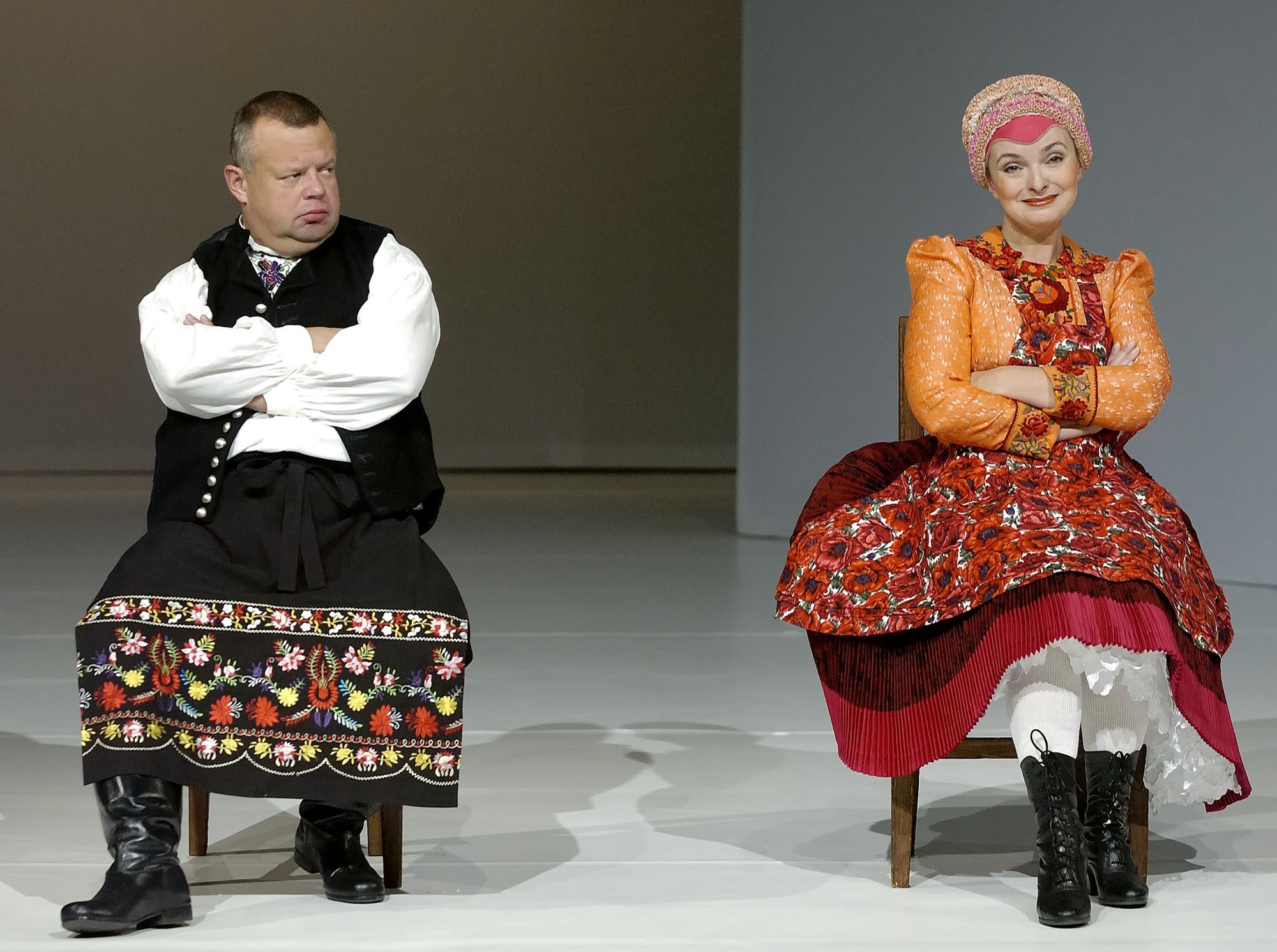 Slovenský herec Ivan Vojtek a  Eva Pavlíková v roku 2007.