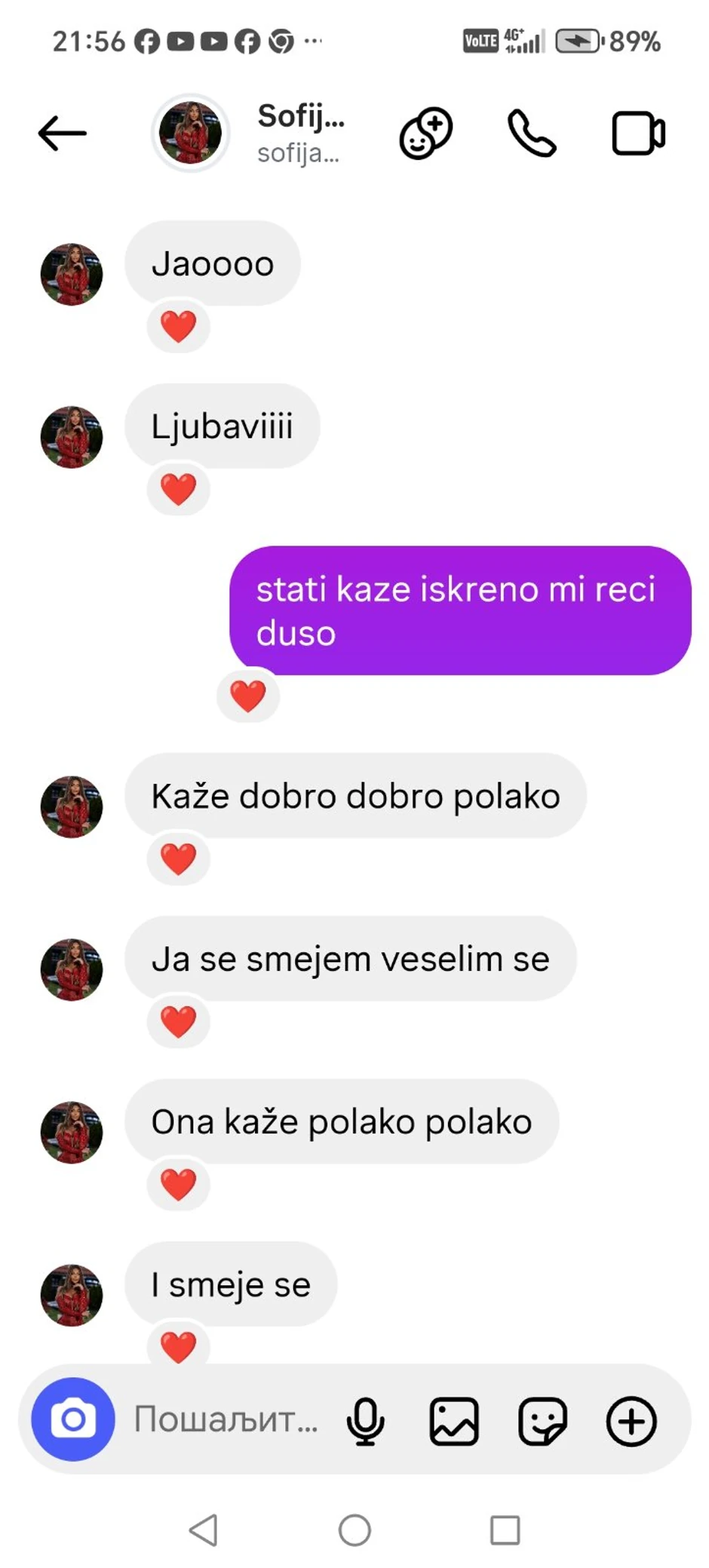 Poruke Sofije i Daneta