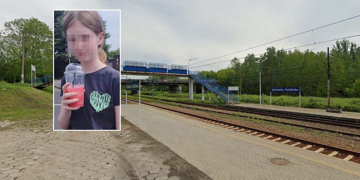 Do uprowadzenia 11-latki doszło na przystanku kolejowym w Sosnowcu Dańdówce. 