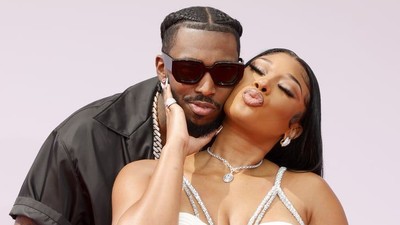 Pardi and Meghan thee Stallion confirmed they were dating back in February 2021, then called things off in September 2023 [Pinterest]