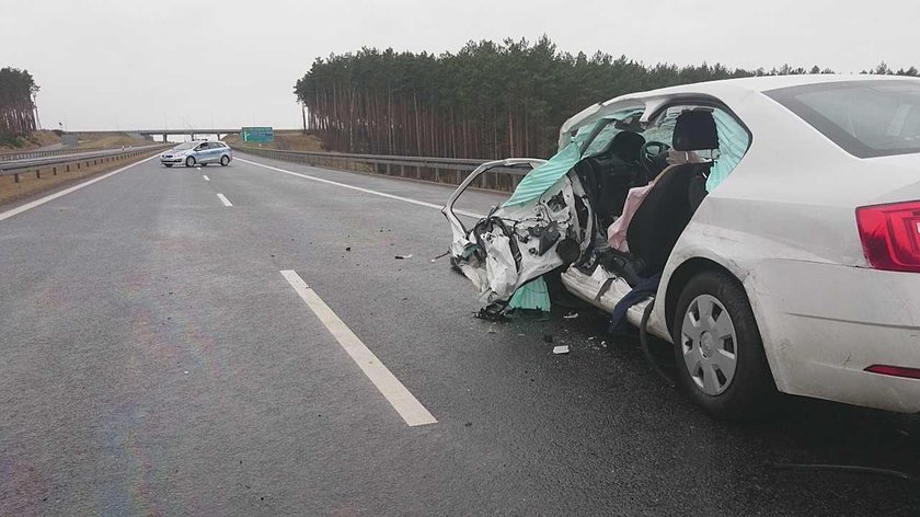 Na ekspresówce jechał pod prąd. Stało się coś strasznego