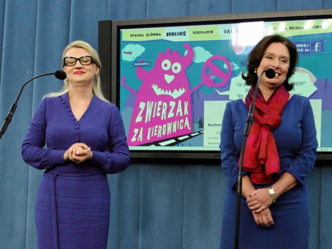 Beata Bublewicz i Małgorzata Kidawa-Błońska