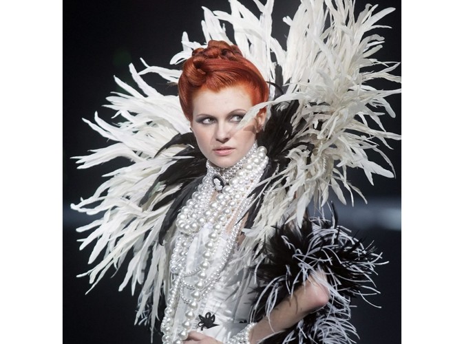 Pokaz fryzjerstwa w Moskwie