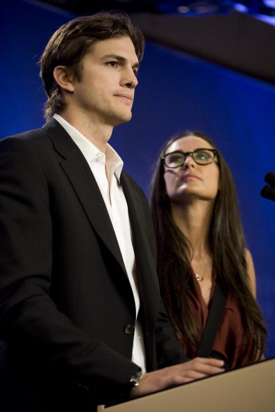 Demi Moore i Ashton Kutcher / fot. Getty Images