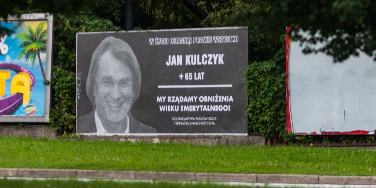 Miał wszystko, nie dożył emerytury. Kontrowersyjny plakat z Kulczykiem