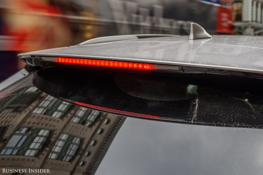 And it's all topped off with yet another blade-like element acting as a spoiler and housing the Cylon-esque third brake light. By your command, RX 350!