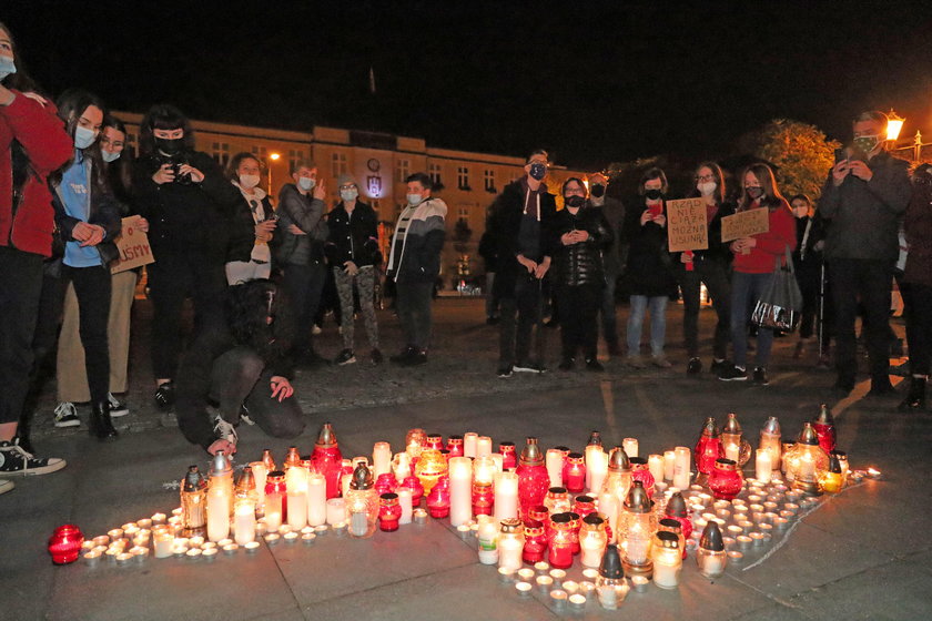 Protesty kobiet w małych miastach. Zgierz