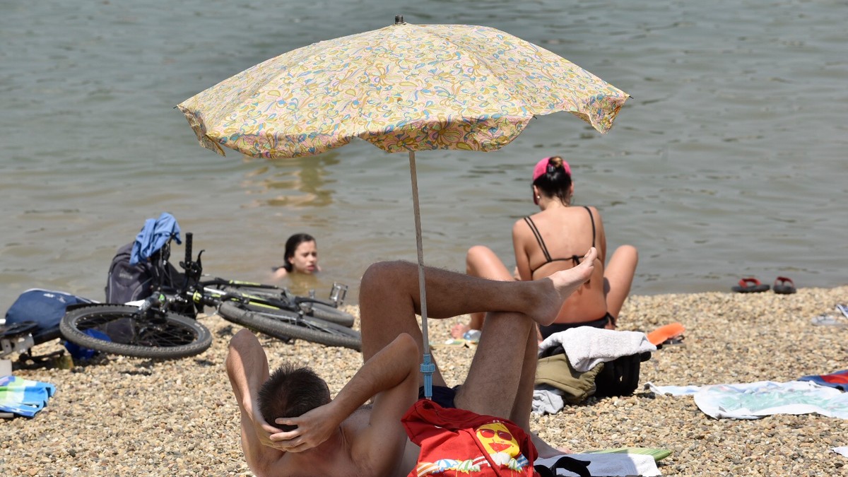 Vrućine, Beograd, Ada Ciganlija