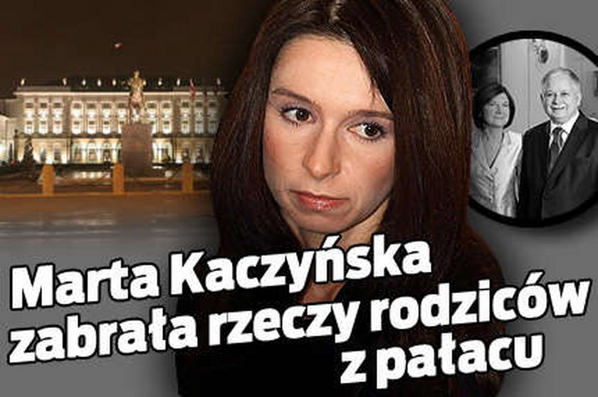 Zabrała rzeczy rodziców z pałacu