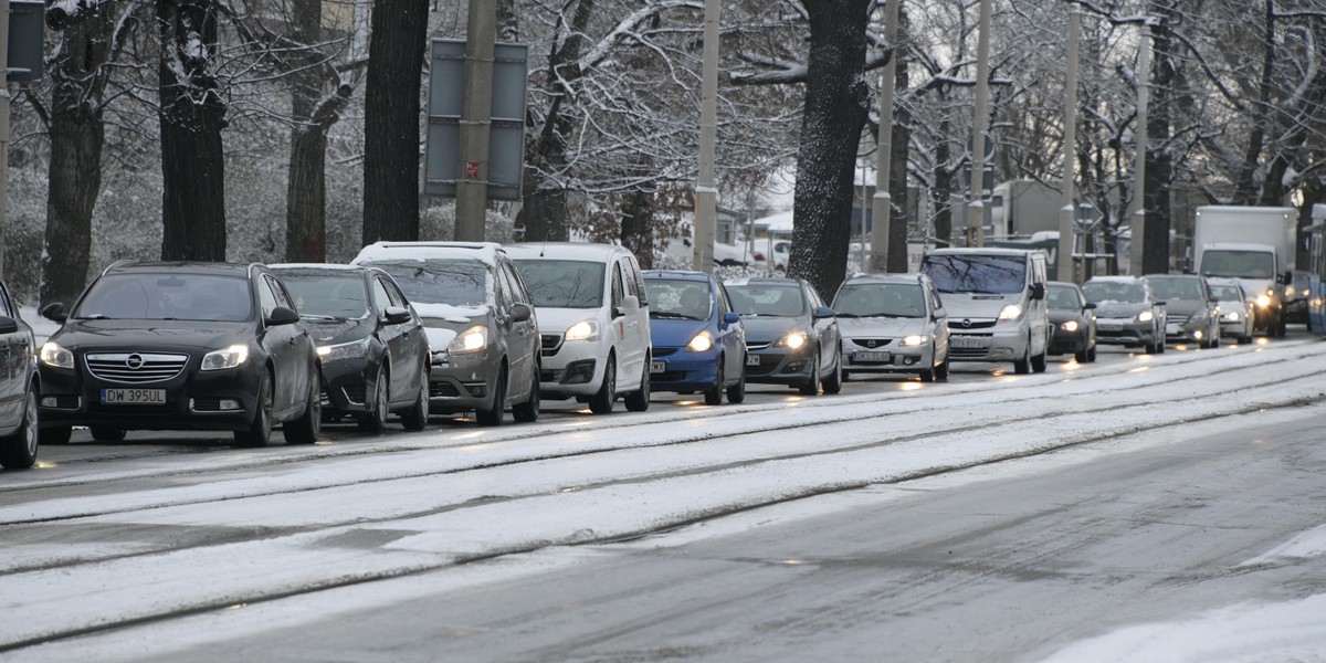 Czwartkowy paraliż na ulicach miasta