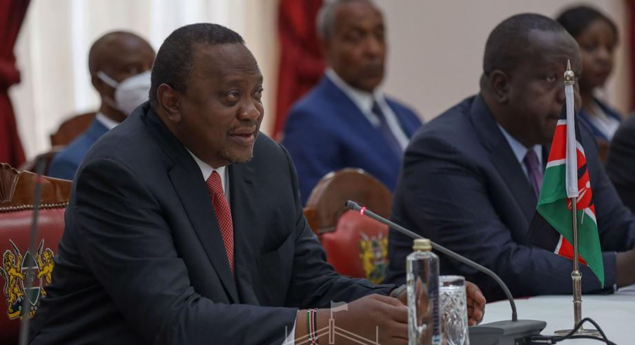 President Uhuru Kenyatta and his visiting Sierra Leonean counterpart President Julius Maada Bio led bilateral talks at State House on Monday, May 30, 2022