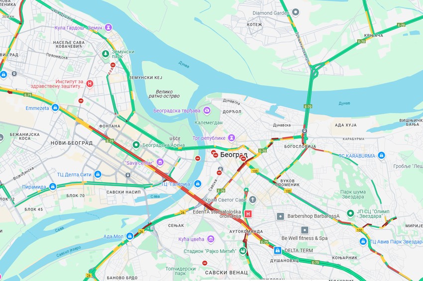 gužve u Beogradu 30 aprila