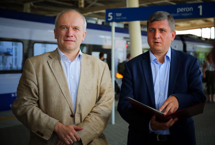 Pendolino jedzie przez Łódź