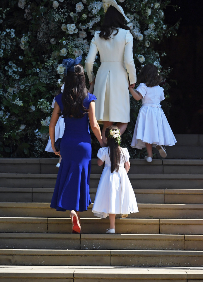 Dzieci brytyjskiego dworu na ślubie Meghan Markle i księcia Harry'ego