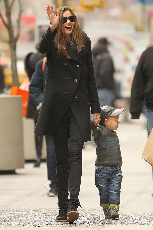 Piękna Miranda Kerr z synkiem w NY!