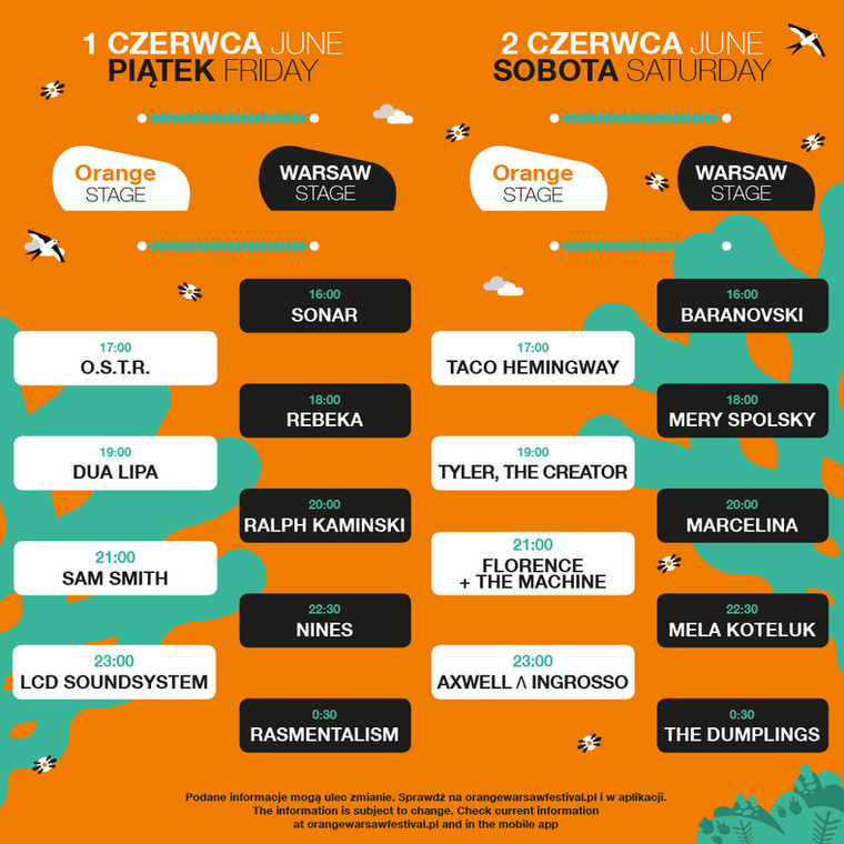 Orange Warsaw Festival 2018