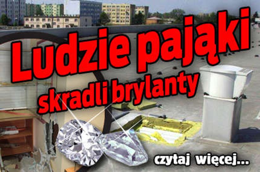 Ludzie pająki skradli brylanty