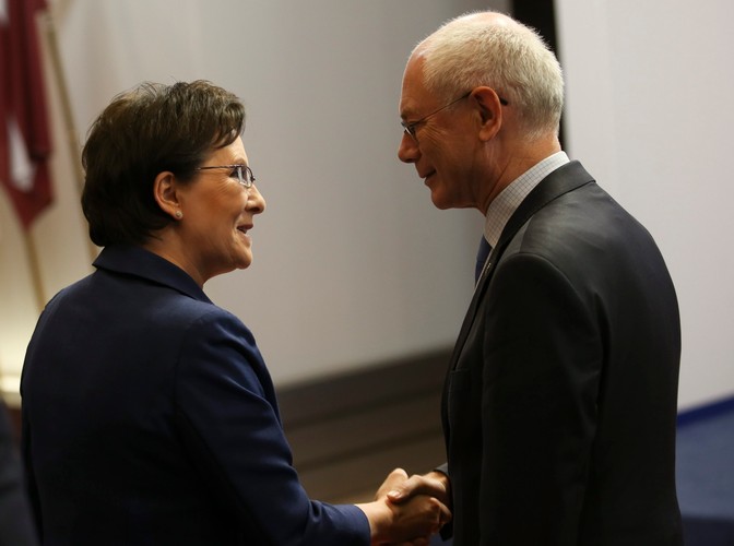 Ewa Kopacz; Herman Van Rompuy