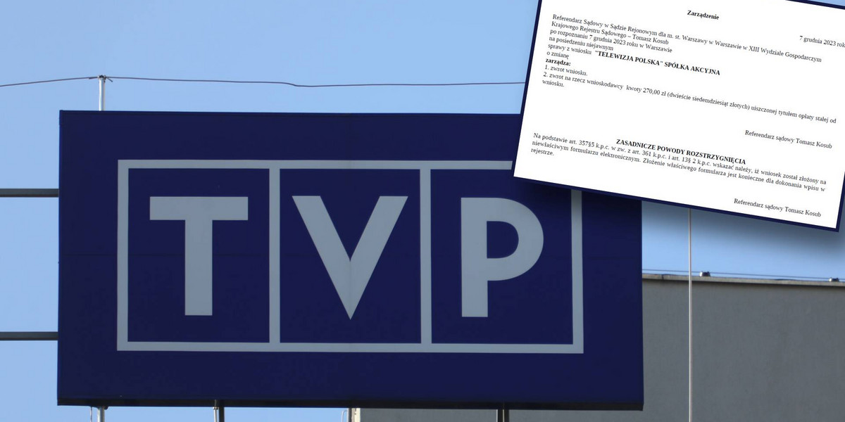 Sąd zablokował zmiany w TVP