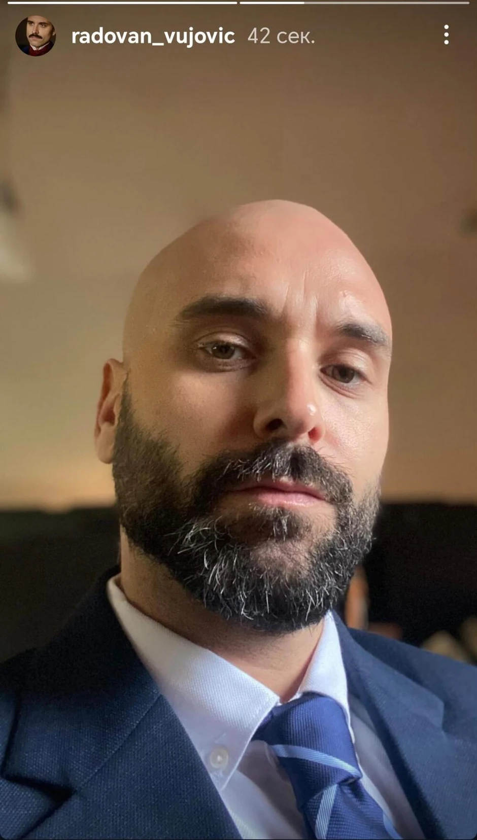 Glumac Radovan Vujović promenio imidž