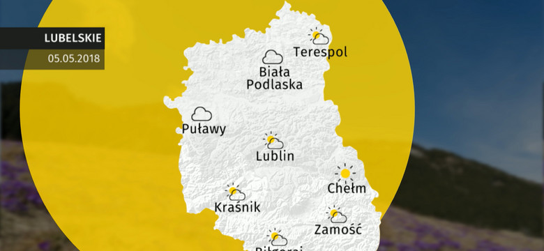 Prognoza pogody dla woj. lubelskiego - 05.05