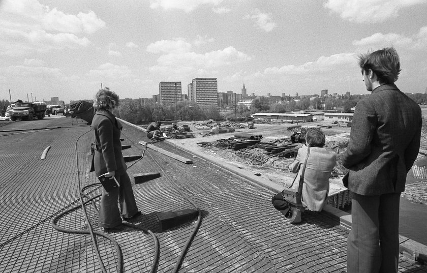 1974 rok. Budowa Trasy Łazienkowskiej