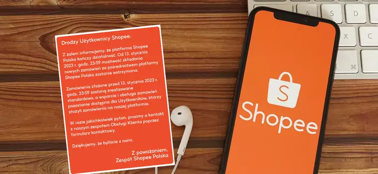Shopee kończy działalność w Polsce! Zamknięcie ze skutkiem niemal natychmiastowym