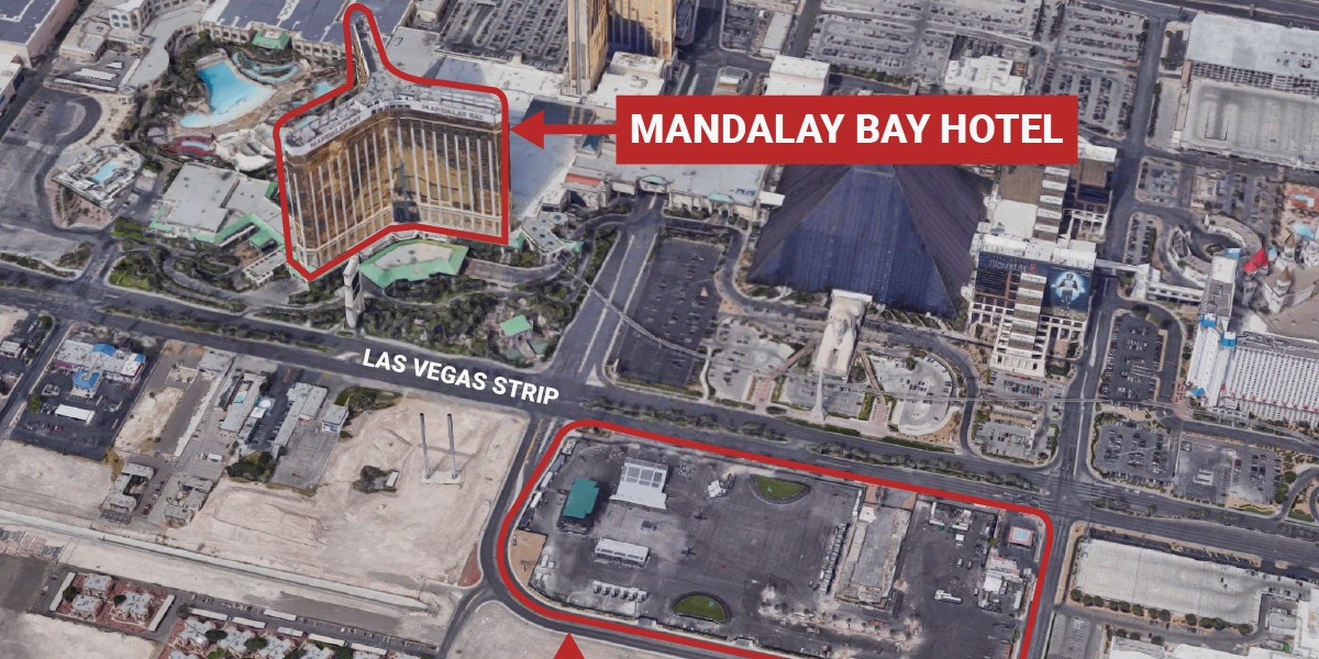 Las Vegas gunman Paddock checked in to his hotel 3 days before the shooting