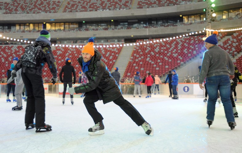 Anna Lewandowska poprowadziła lekcję WF na Stadionie Narodowym