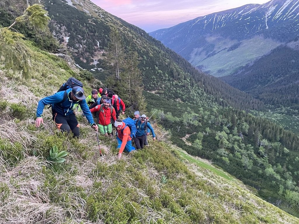 Záchranári našli turistu v Západných Tatrách. 
