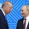 Redžep Tajip Erdogan i Vladimir Putin u Kazanu na samitu BRIKS-a 23. oktobra 2024.