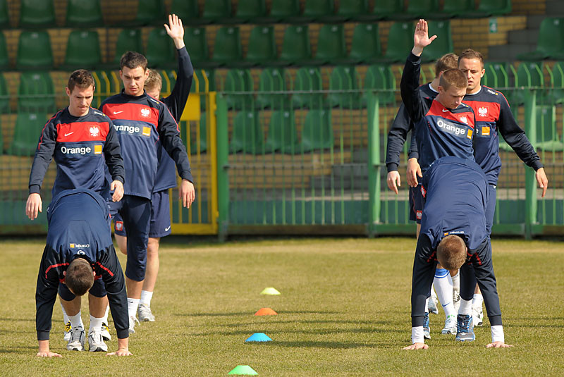 Trening reprezentacji Polski