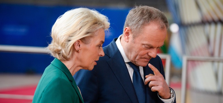Niemiecki dziennik pisze o "politycznej transakcji" między Tuskiem a von der Leyen
