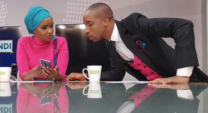 Rashid Abdalla with Lulu Hassan (Instagram)