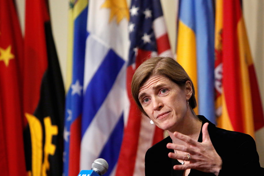 Samantha Power, the former US Ambassador to the United Nations.