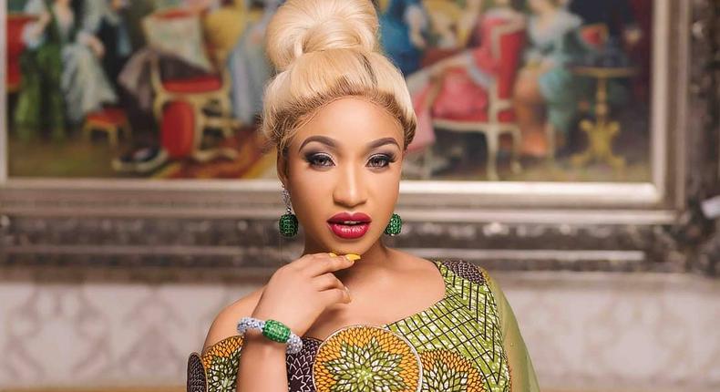 Tonto Dikeh has a message for deadbeat dads on Fathers day [Instagram/TontoDikeh]