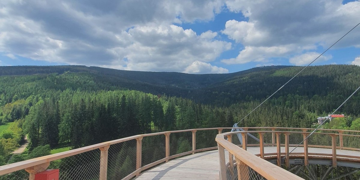 Sky Walk. Ścieżka w chmurach w Świeradowie-Zdroju