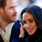 Britain's Prince Harry and his fiancee Meghan Markle arrive at an event in Nottingham