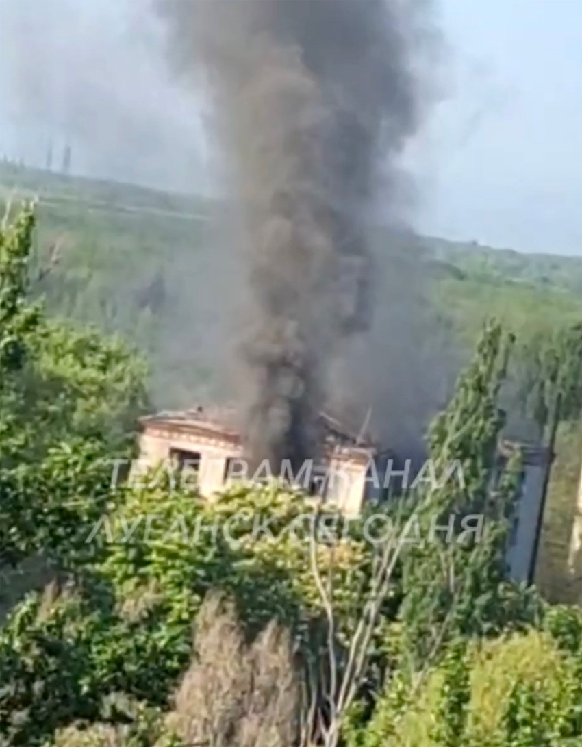 Napad na Lugansk 15. maja navodno sa raketom "senka oluje"