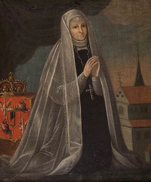 Elżbieta z Pilczy w wyobrażeniu XVIII-wiecznego malarza.