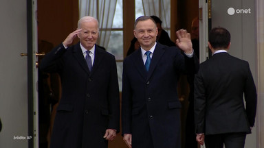 Powitanie Joego Bidena w Pałacu Prezydenckim [WIDEO]