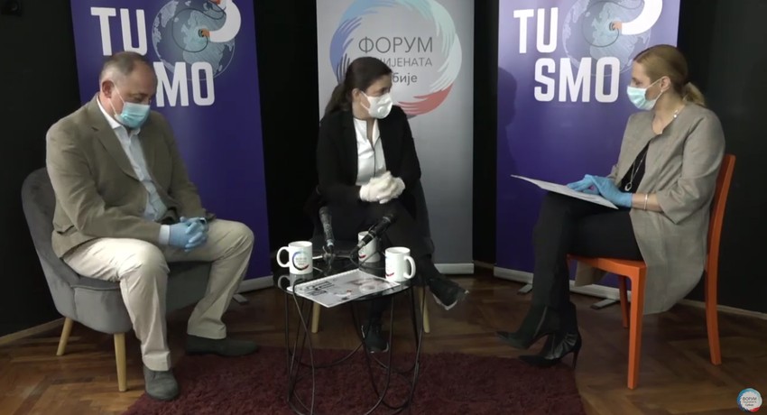 Profesor doktor Lidija Kandolf Sekulović, dermatovenerolog VMA i doktor Goran Stojanović, onkolog na Institutu za plućne bolesti Vojvodina