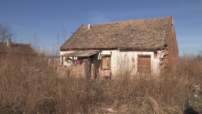 Kuća u kojoj su deca živela u Alibunaru