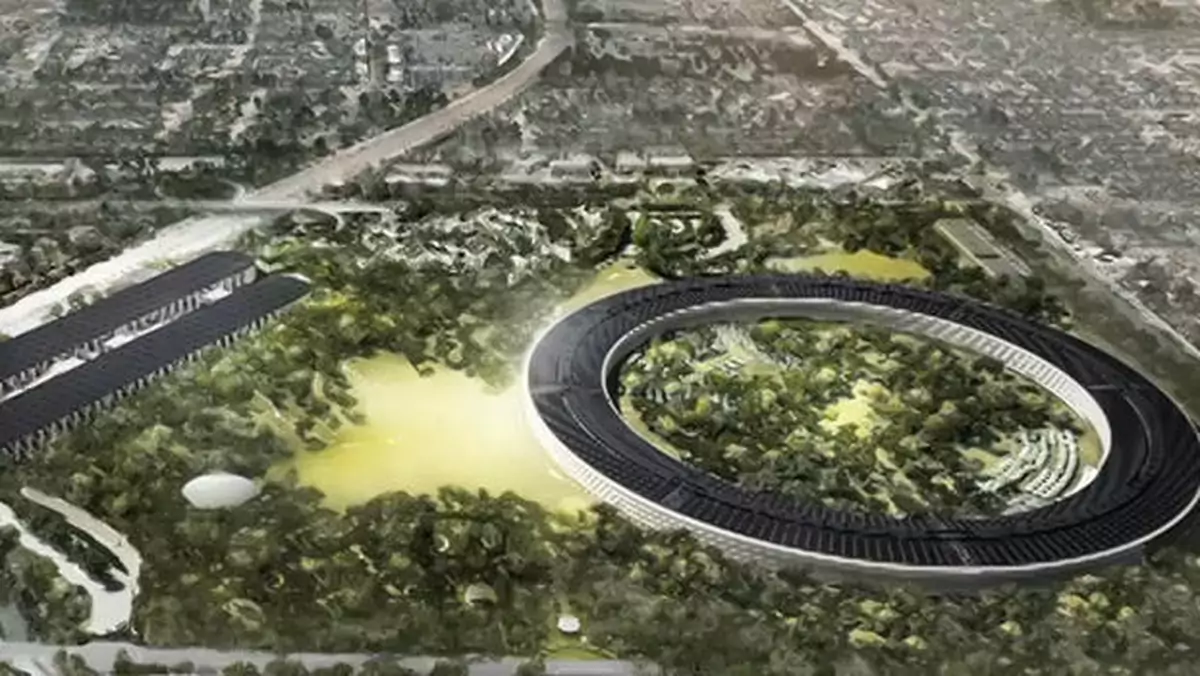 Postęp prac nad Apple Campus 2 zarejestrowany z użyciem drona (wideo)